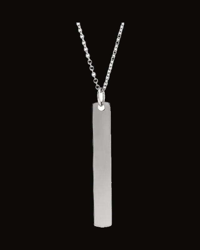 Engravable Bar Necklace or Pendant