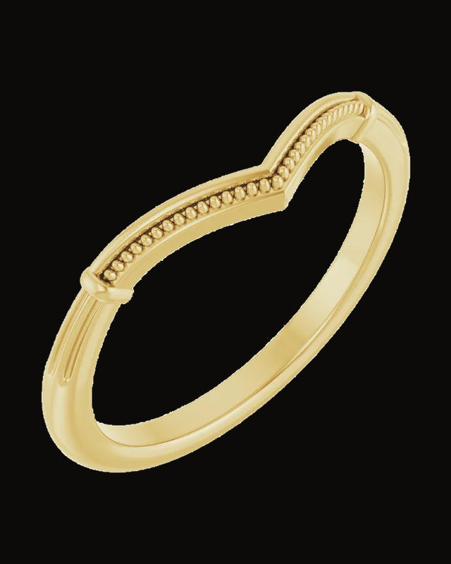 Accented Claddagh Engagement Ring or Band — 14K Yellow Gold · 1.7 mm