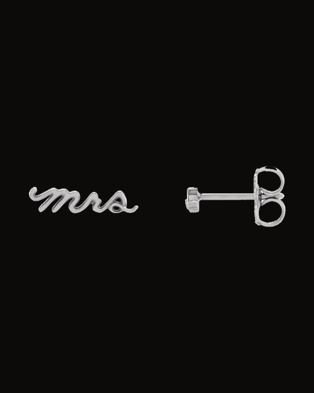 Mrs Stud Earrings
