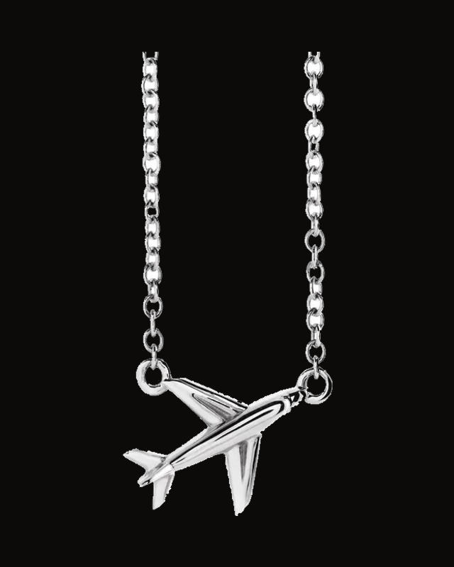 Airplane Necklace or Center