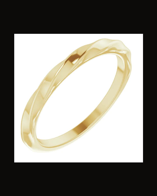Twisted Stackable Ring