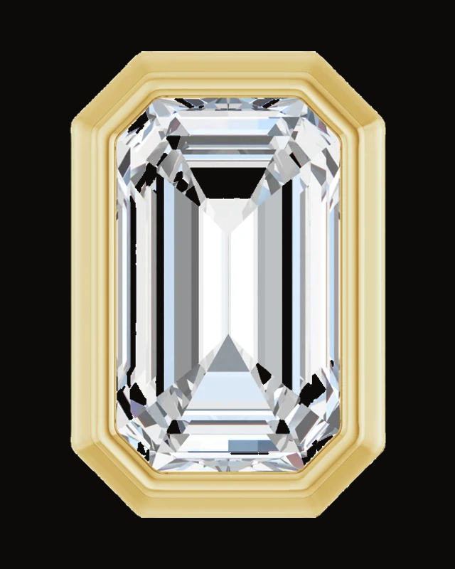Solitaire Slide Pendant — 14K Yellow Gold · 1/4 CT