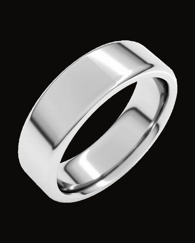 Flat Comfort Fit With Round Edge Band