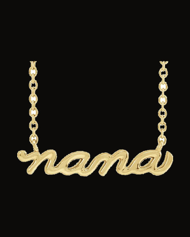 Nana Necklace or Center — 14K Yellow Gold