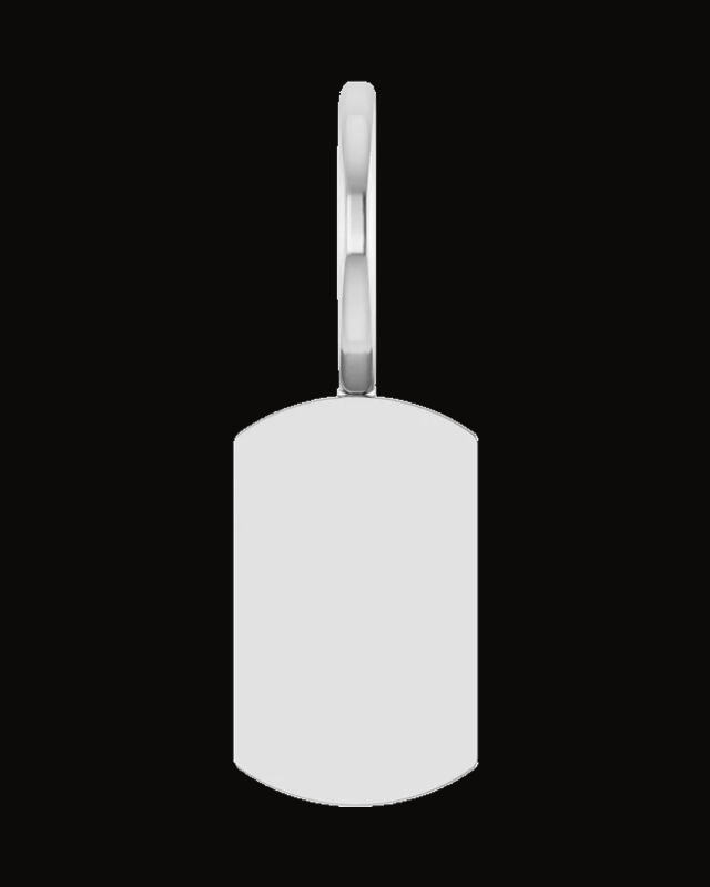 Engravable Dog Tag Charm/Pendant