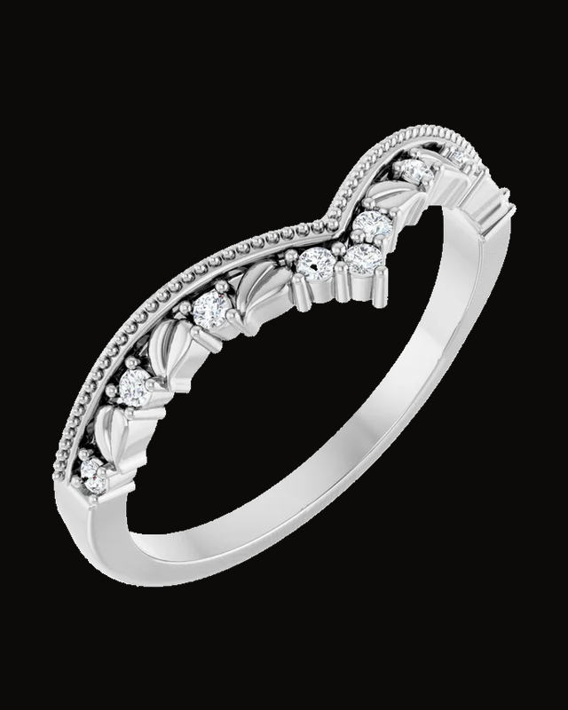 Contour Band — 14K Yellow / White Gold · 1.5 mm