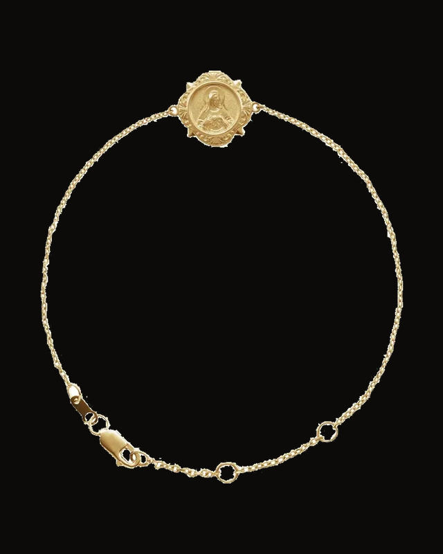 Miraculous Mary Bracelet — 14K Yellow Gold