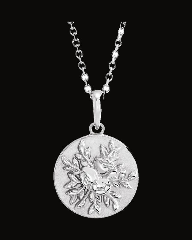 Floral Necklace or Pendant — Sterling Silver
