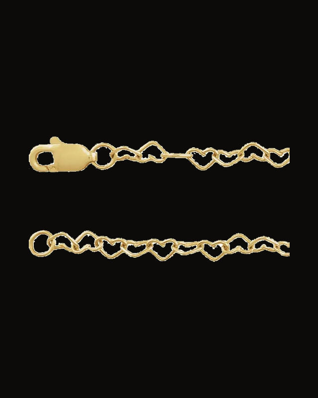 3.2 mm Heart Chain